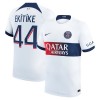 Officiële Voetbalshirt Paris Saint-Germain Ekitike 44 Uit 2023-24 - Heren